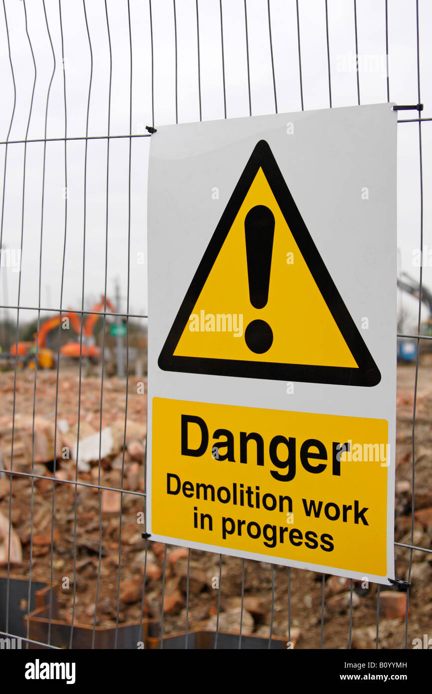 Westernfertility Com Demolition Work In Progress Details About Danger Sign Ds 034 Business Signs Retail Services