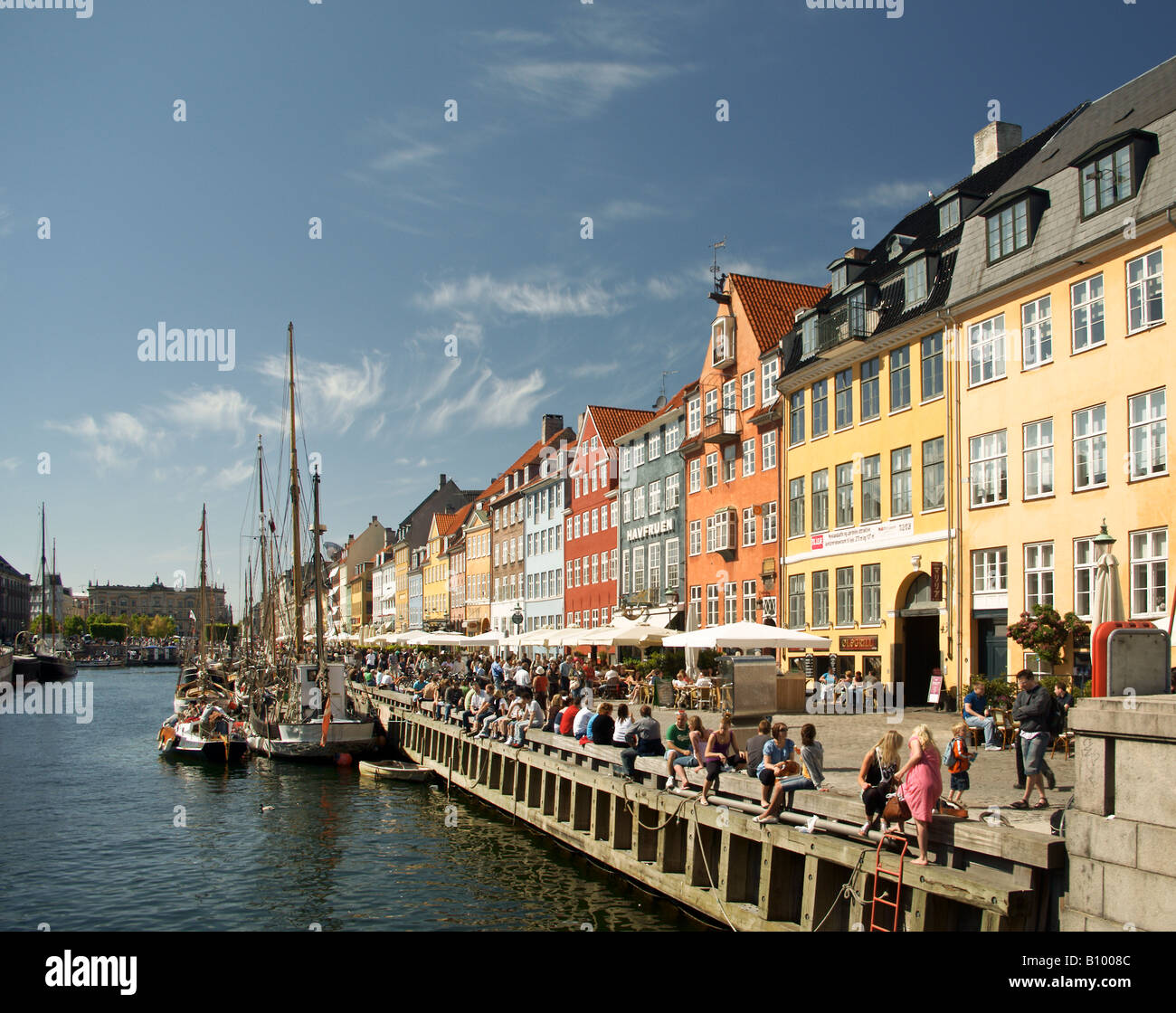Picture Idea: Nyhavn Copenhagen Denmark Stock Photo