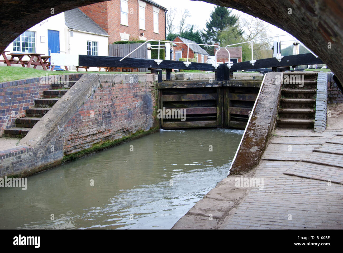 Lock on the Grand Union Canal, Near Braunston, Daventry