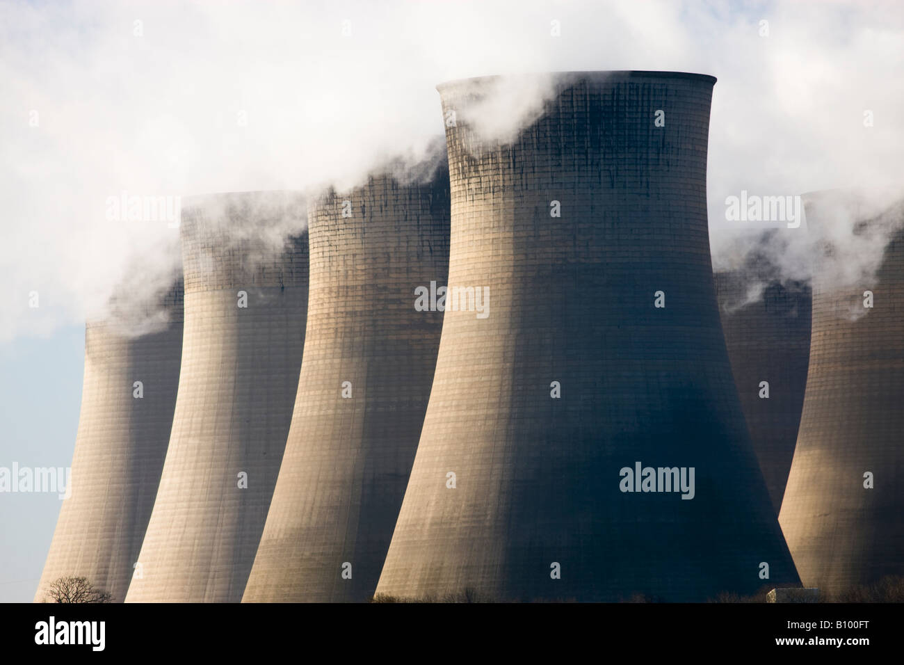 Cottam Power Station Trent Valley Nottinghamshire England Stock Photo