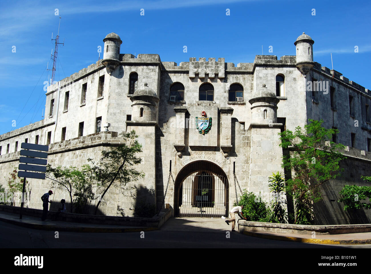 Fort in Havana Vieja Stock Photo - Alamy