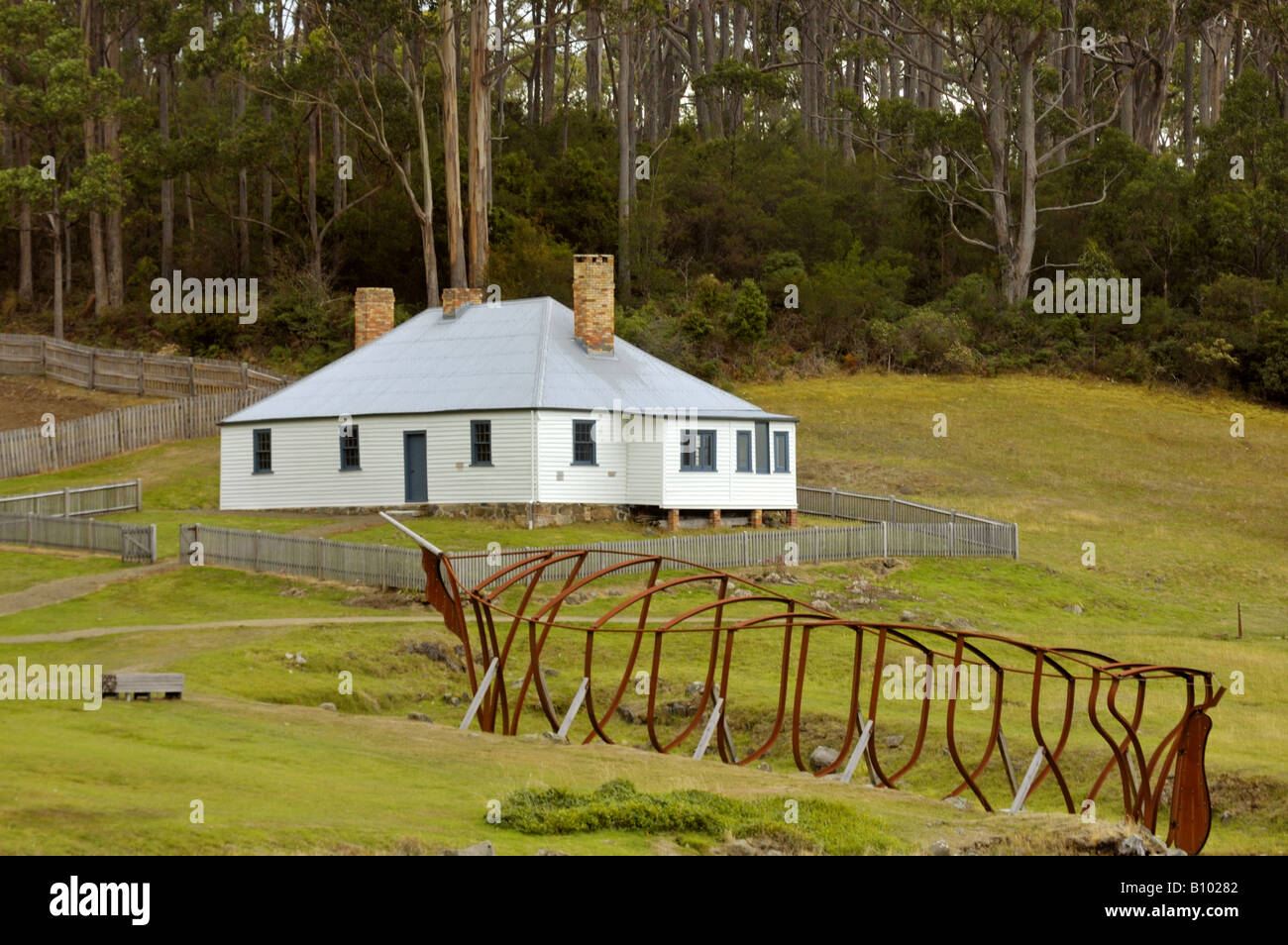 The Shipwright's cottage at Port Arthur, Tasmania Stock Photo Alamy
