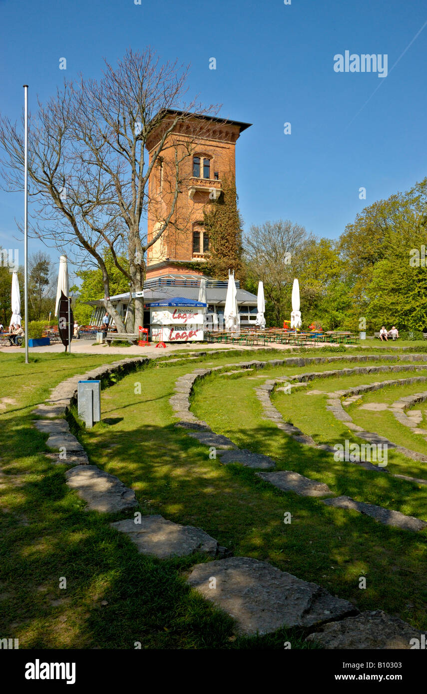 The Tower on the Neroberg in Wiesbaden, Germany. Stock Photo