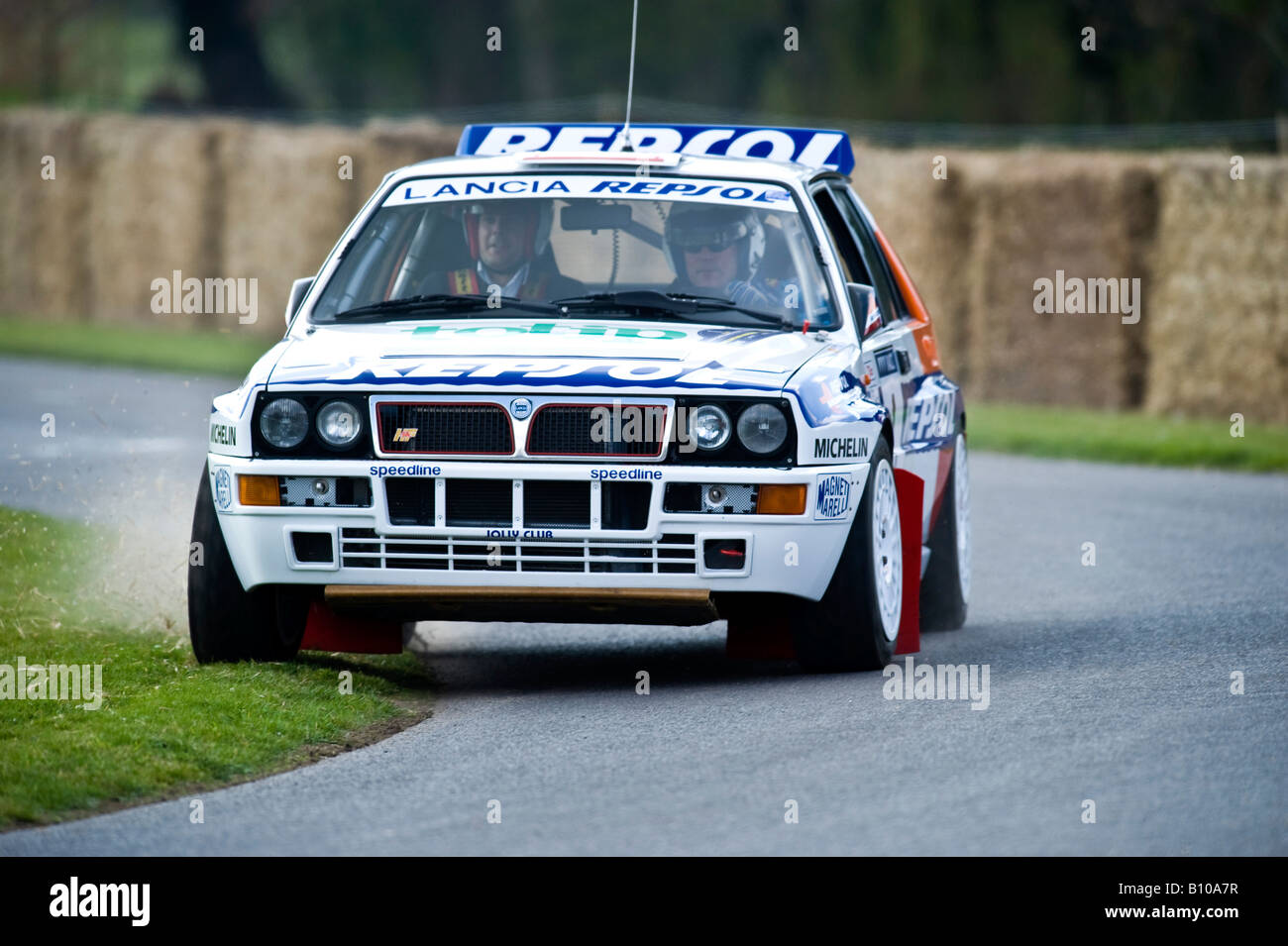 group b lancia delta integrale rally car at goodwood festival of speed Stock Photo