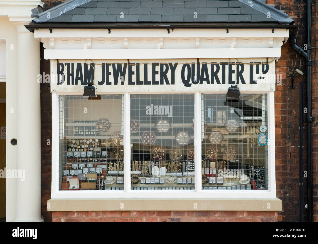 Shop In Birmingham's Jewellery Quarter Stock Photo Alamy