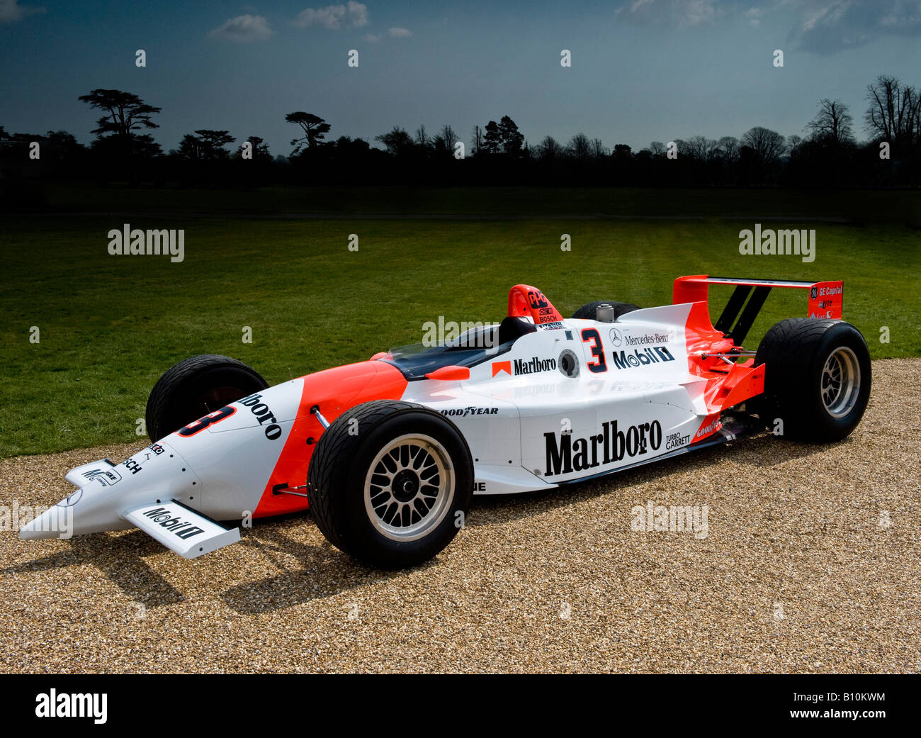 Mercedes Penske Indy Car racing auto Stock Photo