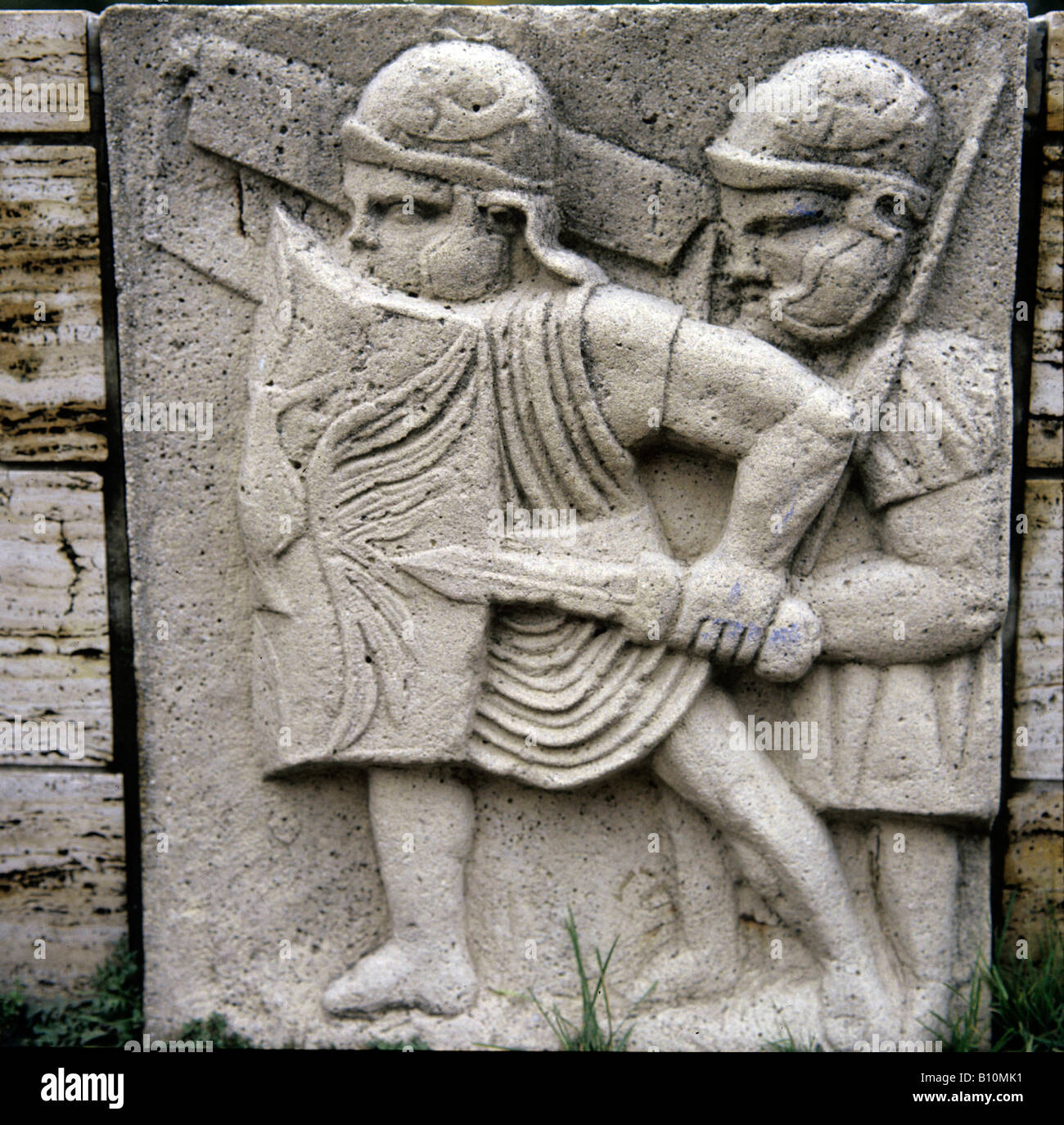 Roman Legionaries, 85 AD. Roman-German period Stock Photo