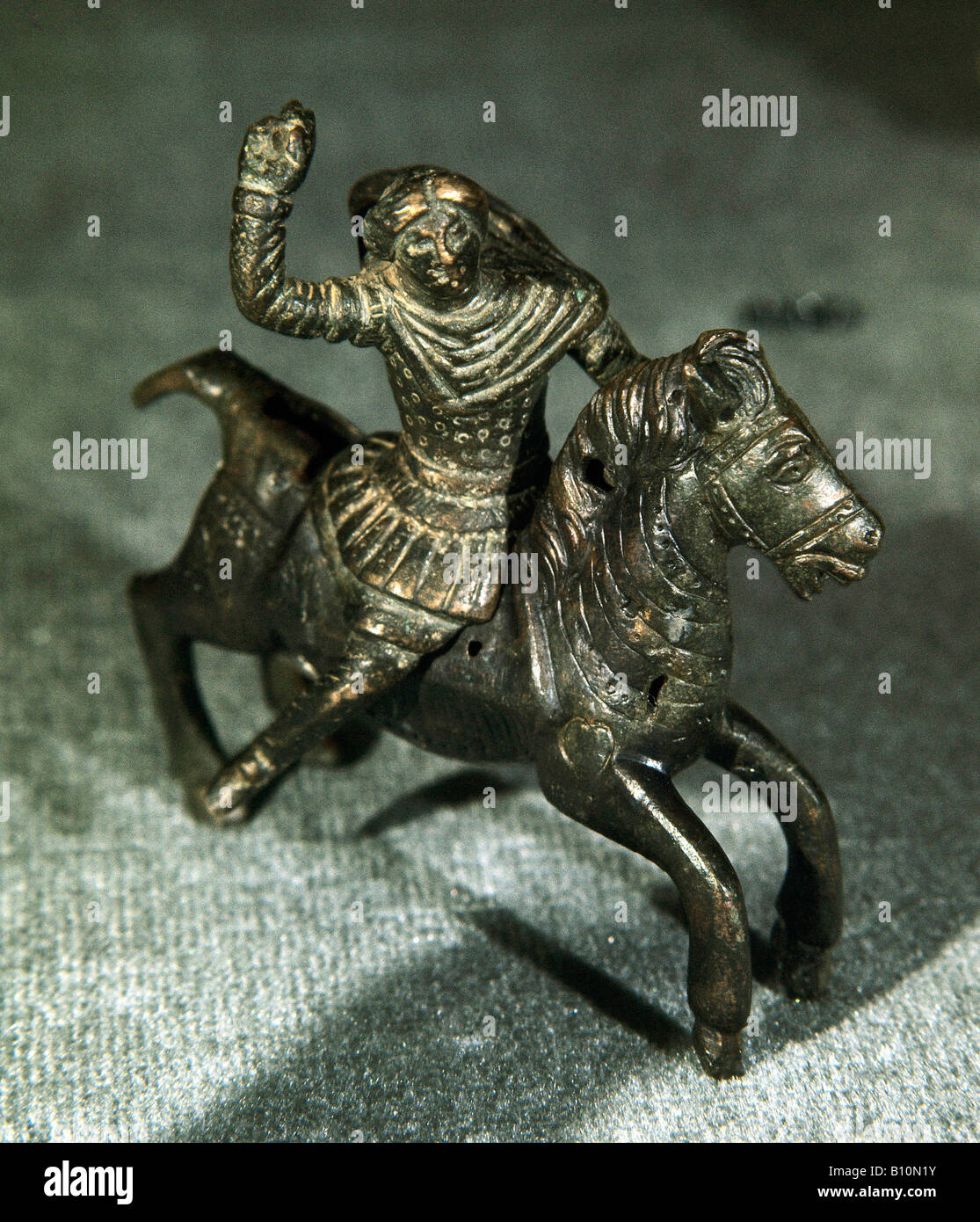 Thracian horseman. 3rd cent AD Bulgaria Stock Photo