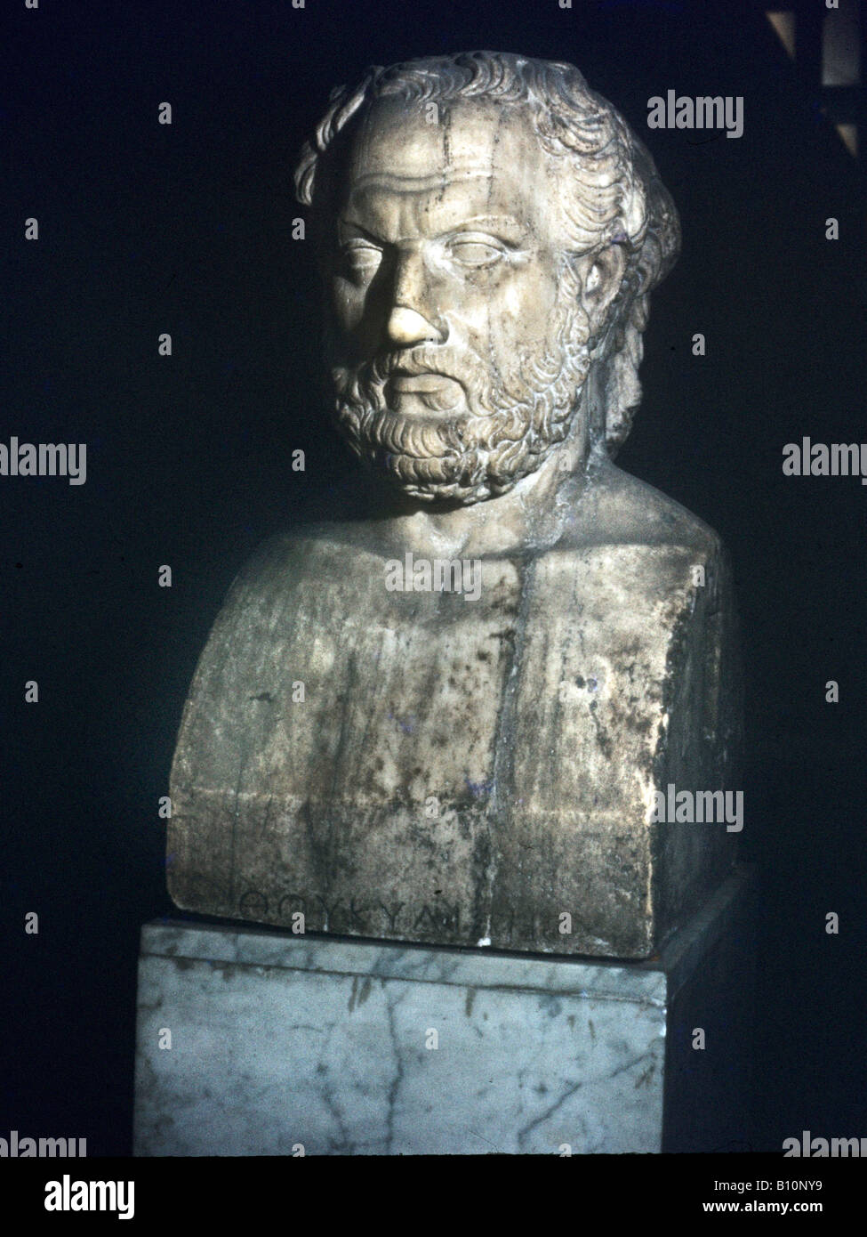 Thucydides bust Historian Greece Stock Photo