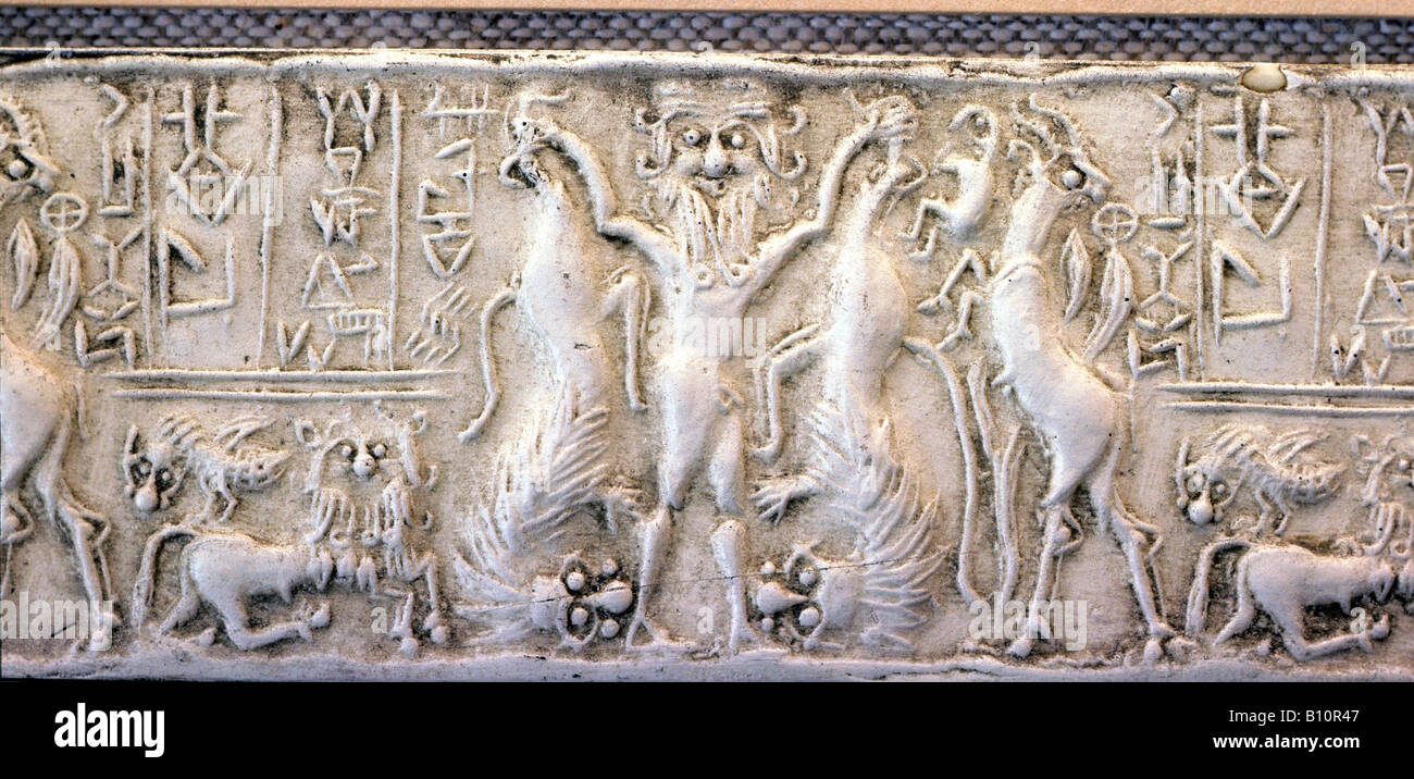 Mesopotamia cylinder seal hires stock photography and images Alamy