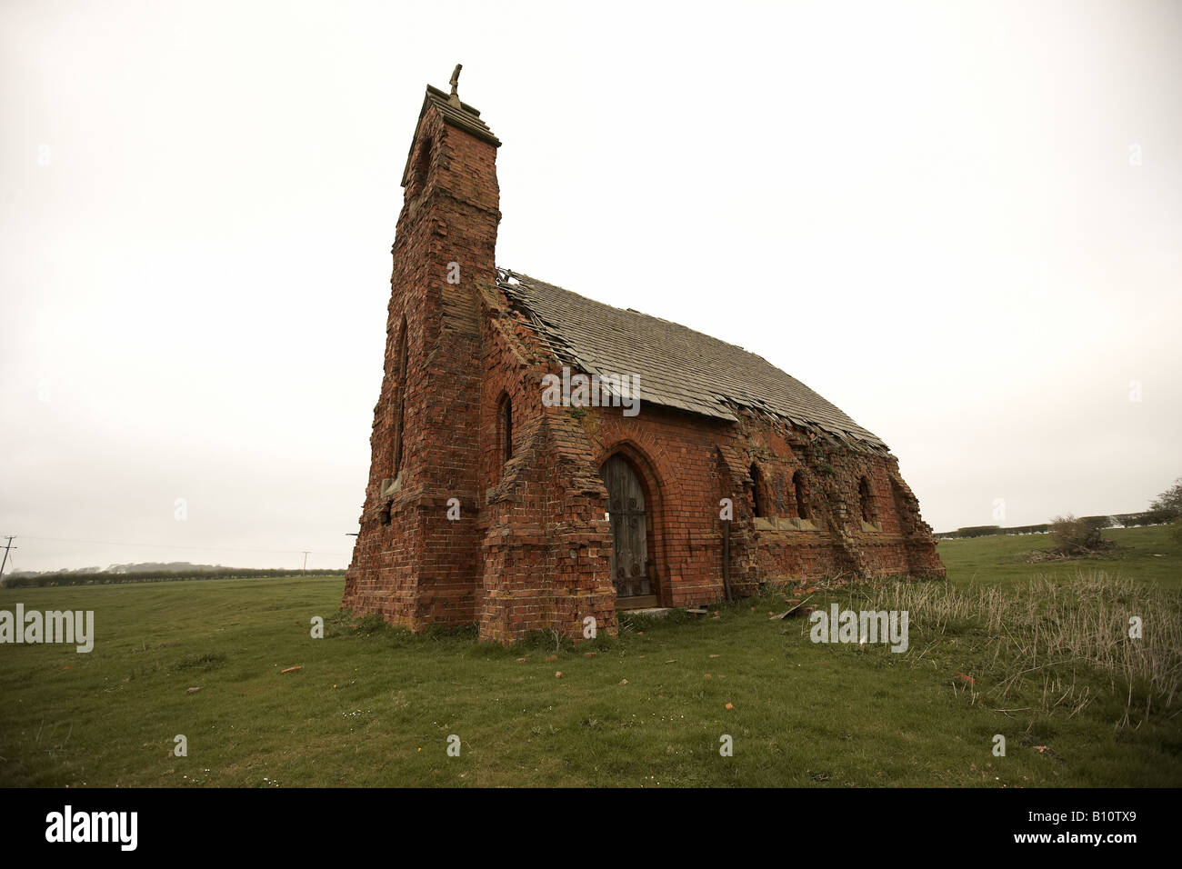 The ruins of Holy Trinity church Cottam East Yorkshire England UK Stock Photo