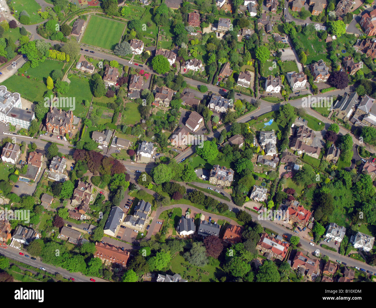Large houses in Great Malvern Worcestershire UK Stock Photo Alamy