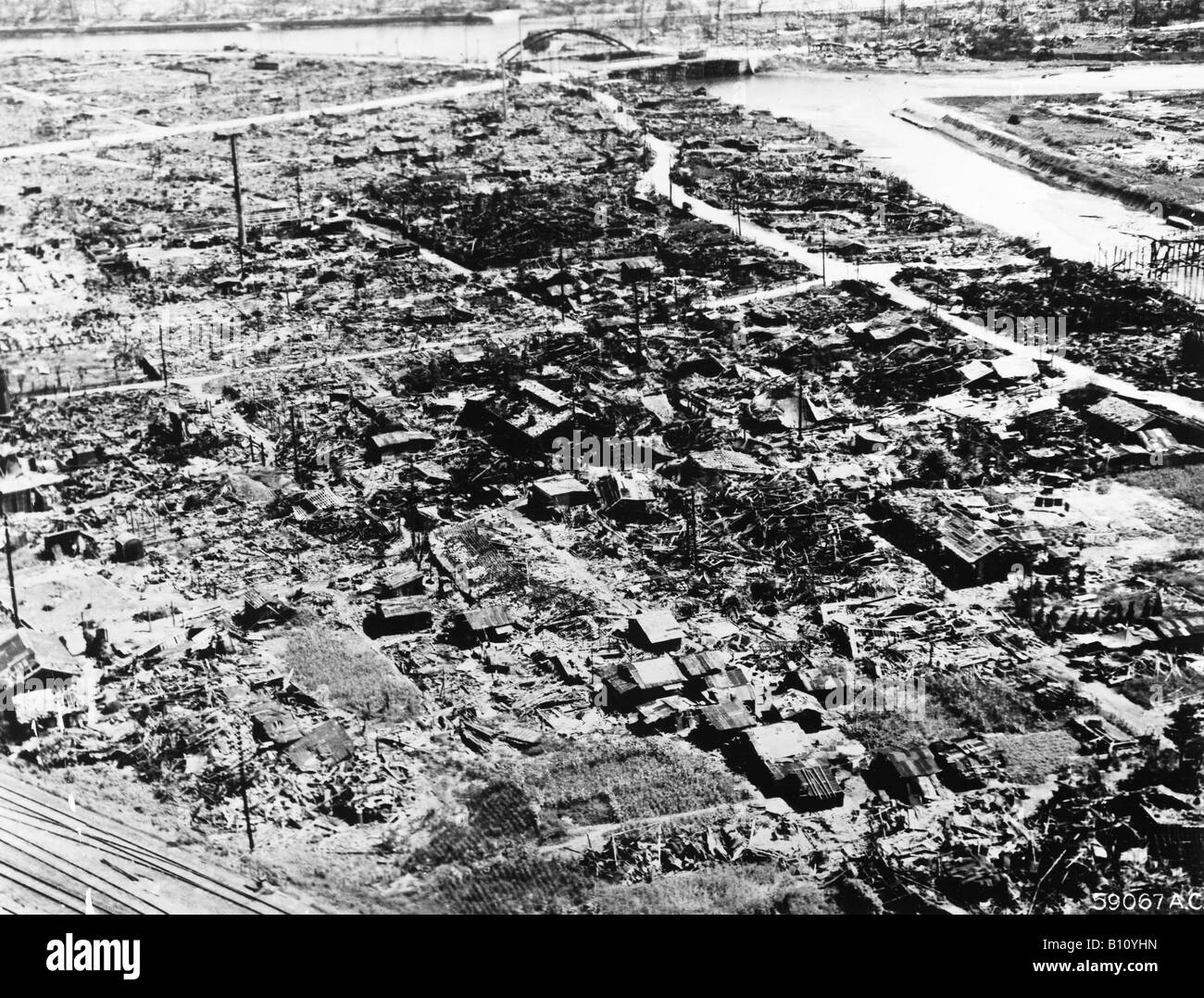 Little Boy, an atomic bomb, was dropped on Hiroshima, Japan in 1945