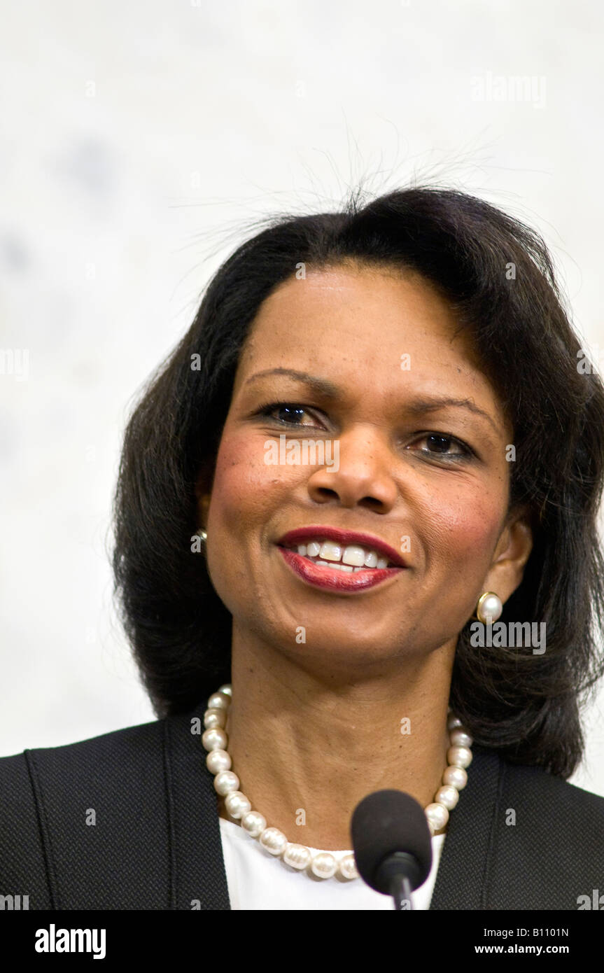 Condoleezza rice portrait hi-res stock photography and images - Alamy