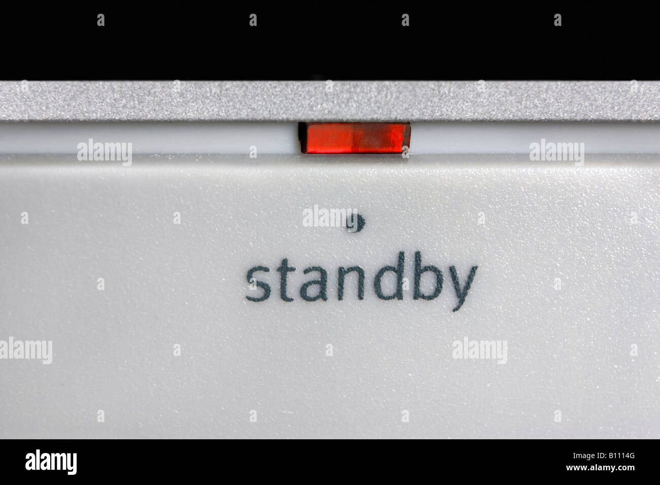 A standby power light on a DVD player Stock Photo Alamy