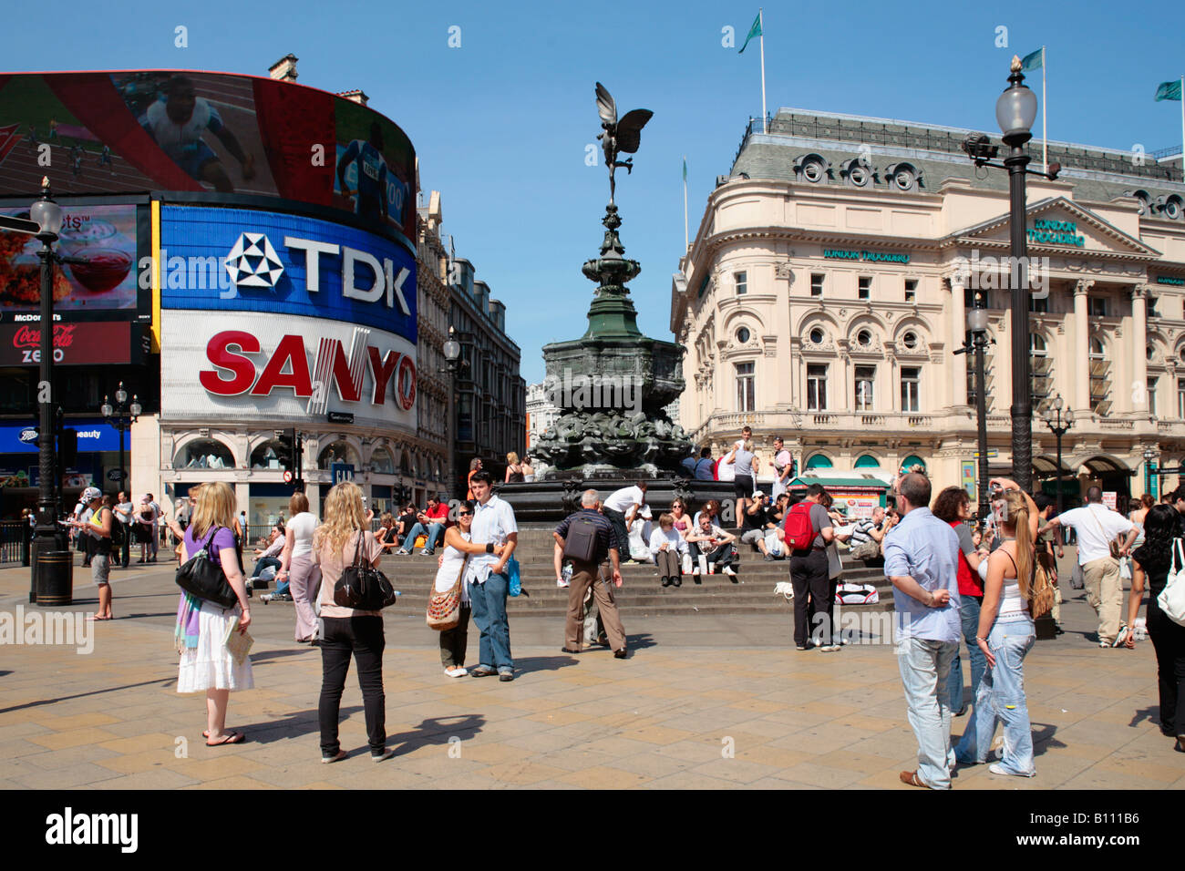 Piccadilly Circus, London Stock Photo