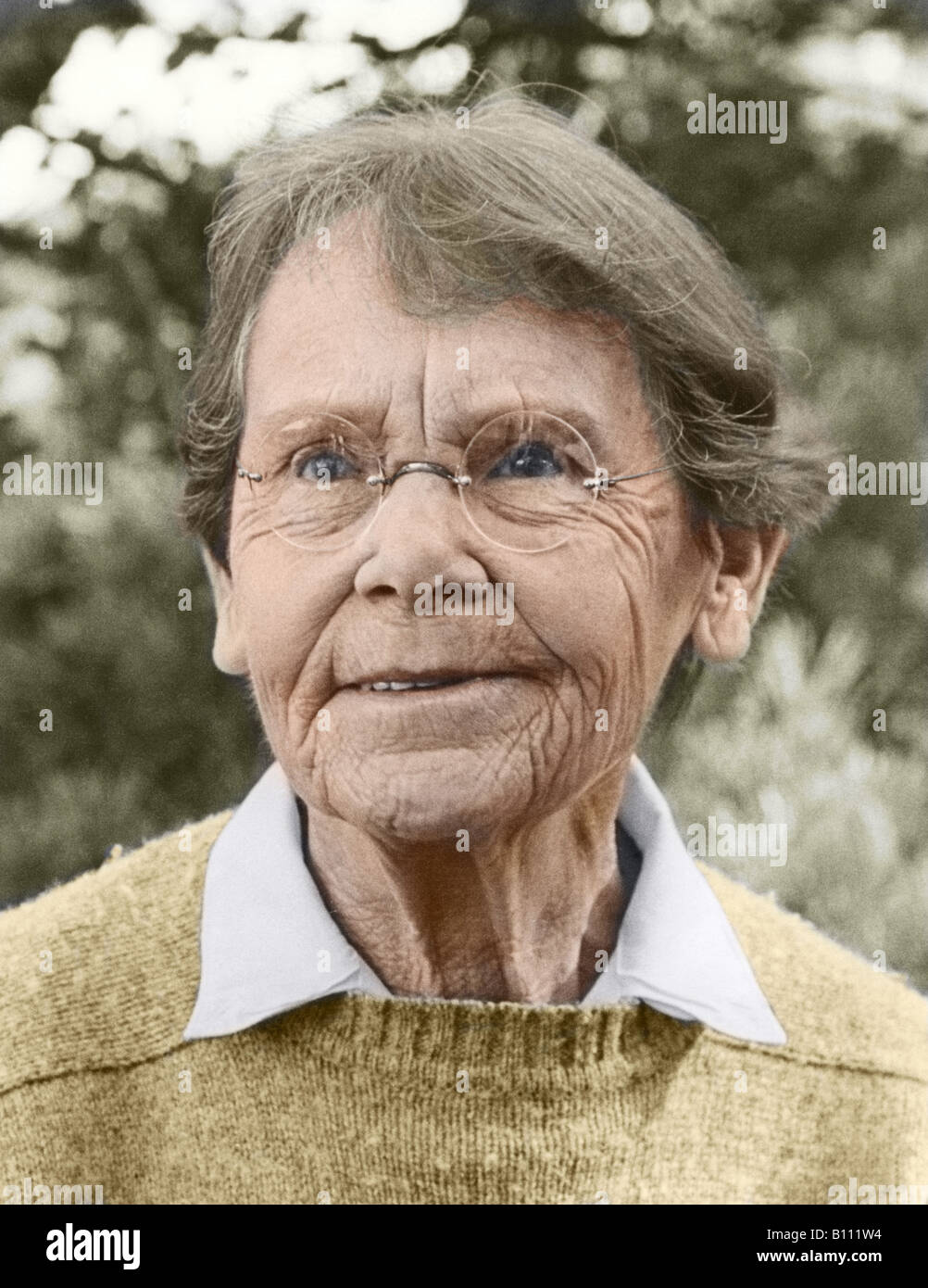 Barbara McClintock, 1902 - 1992, American geneticist. Stock Photo