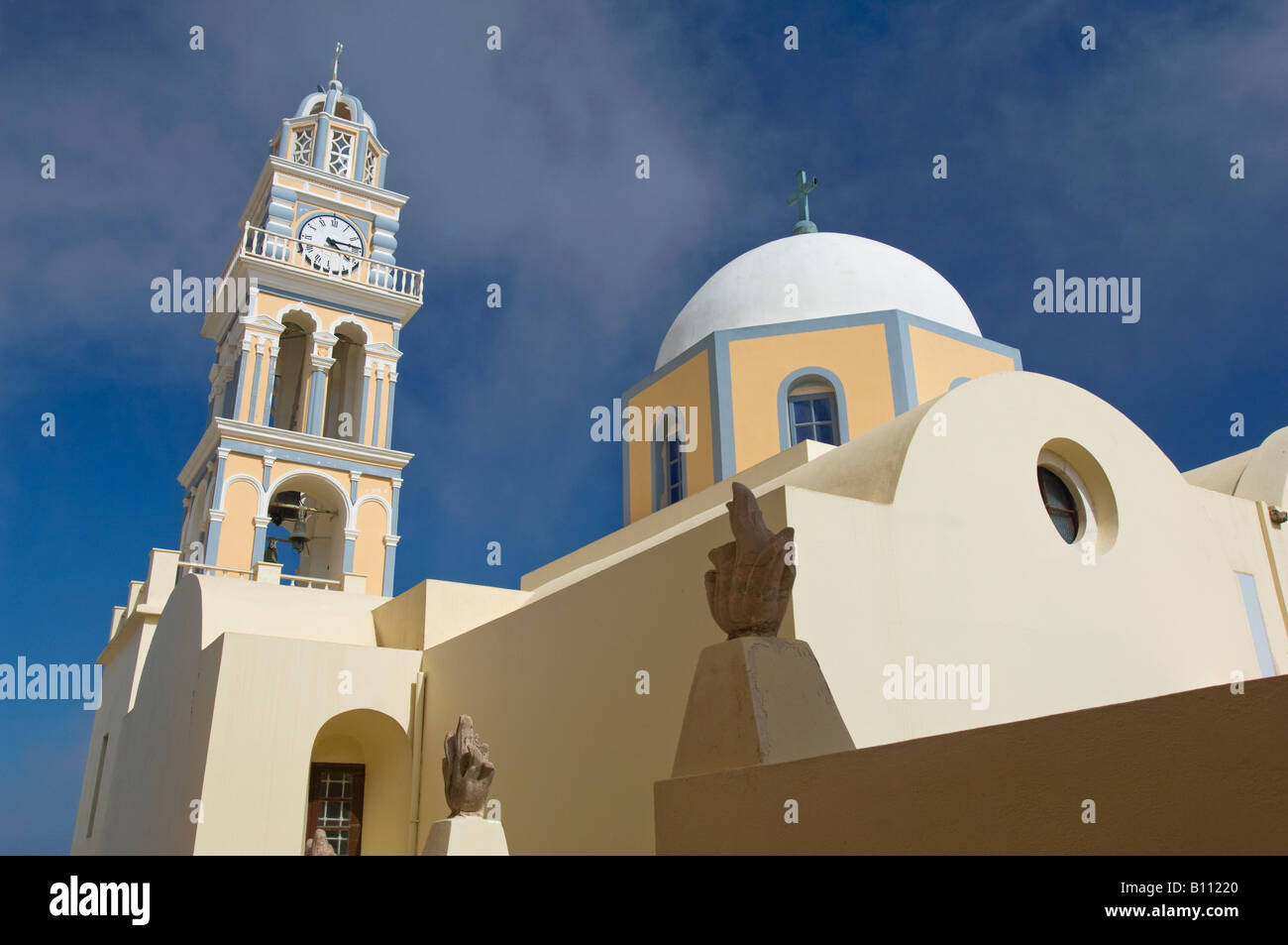 Bell Tower and Dome of Saint John the Baptist Catholic Cathedral in ...
