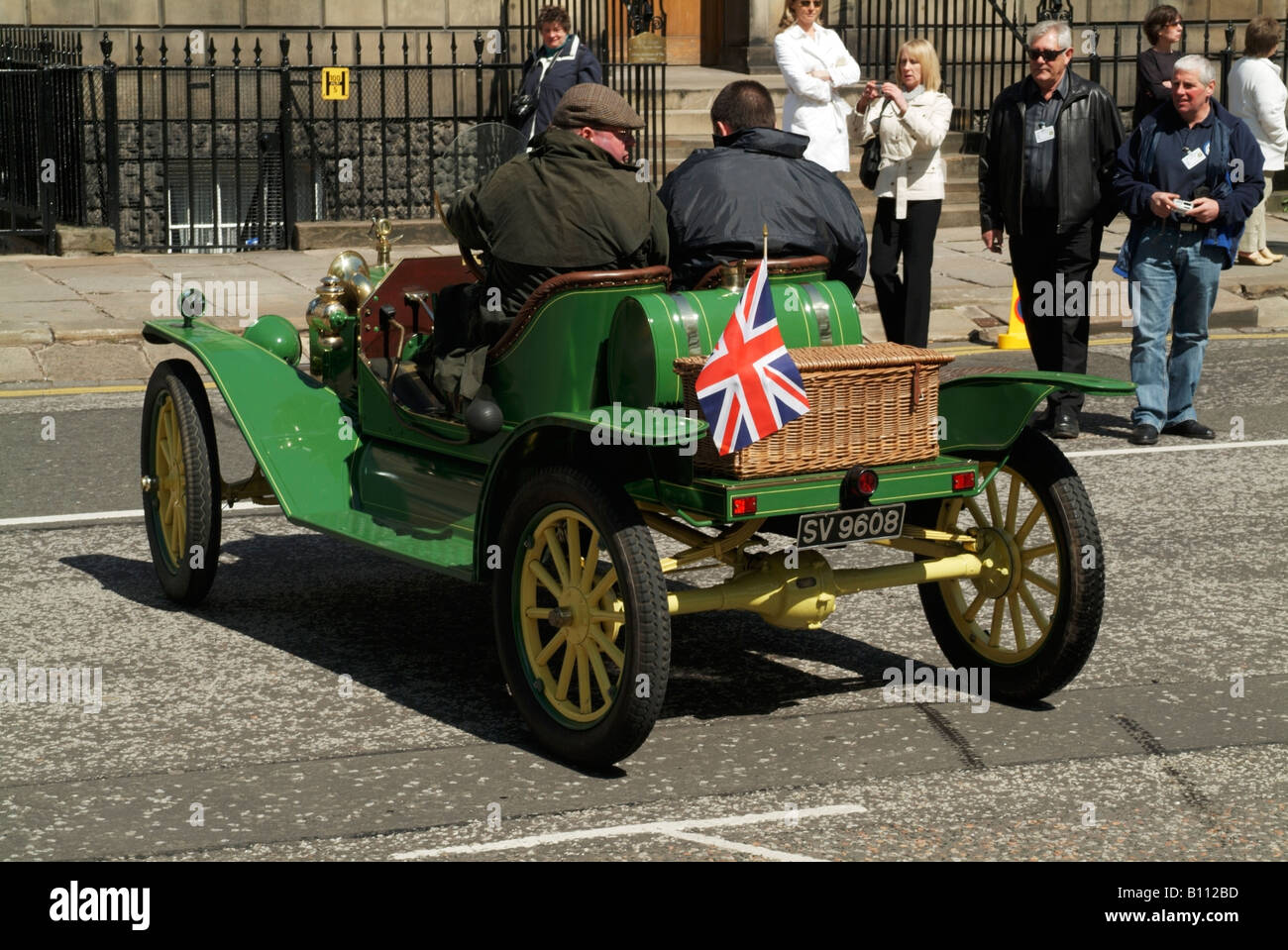 A 1918 Model T Ford speedster taking part in the 2008 Centenary Rally, Edinburgh Stock Photo