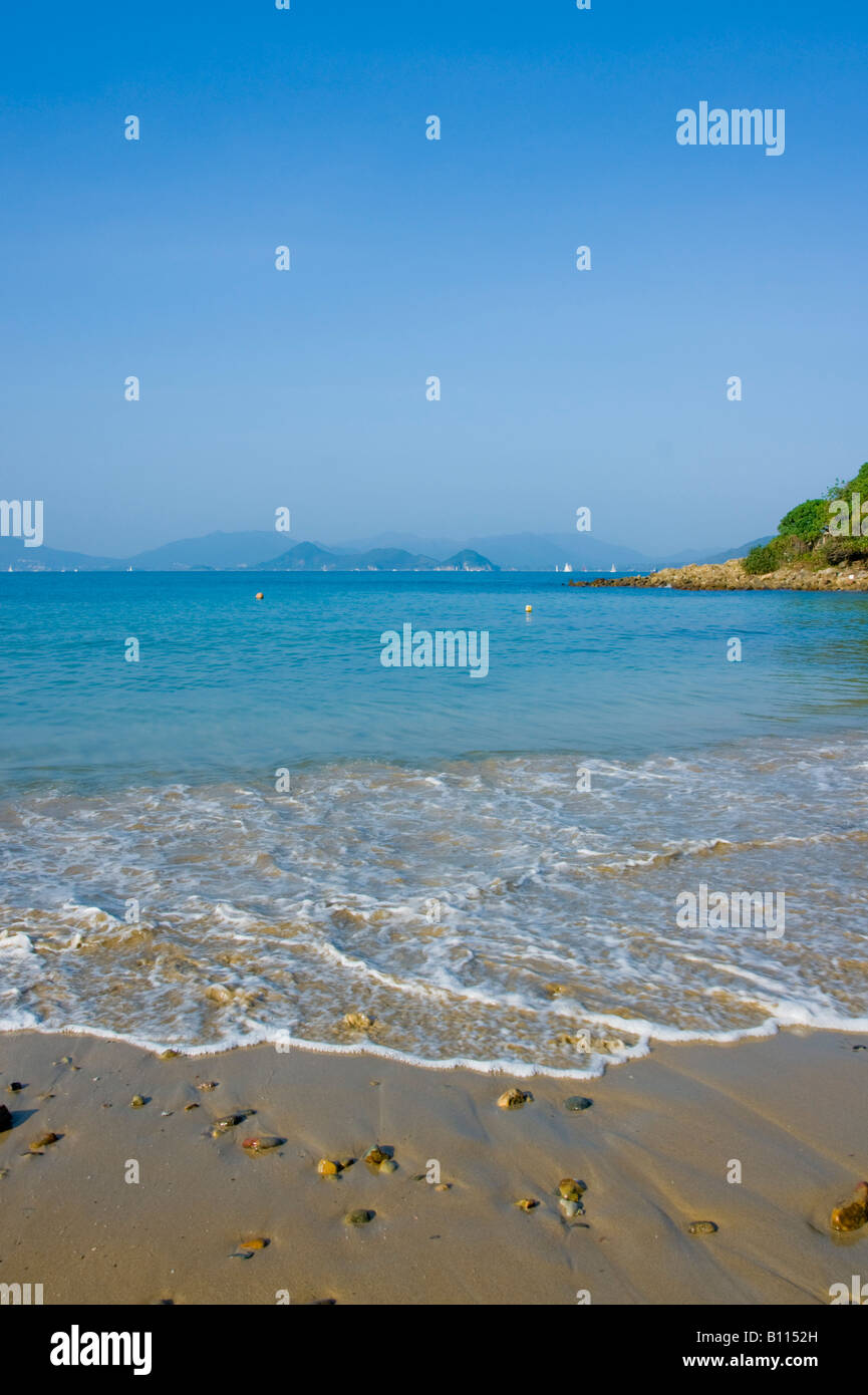 asia china hong kong Clearwater bay new territories beach Stock Photo