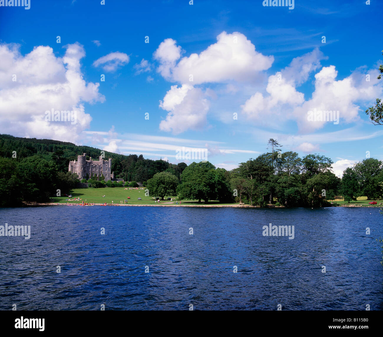 Castlewellan, Castlewellan Lake, Castlewellan Forest Park, County Down, Ireland Stock Photo