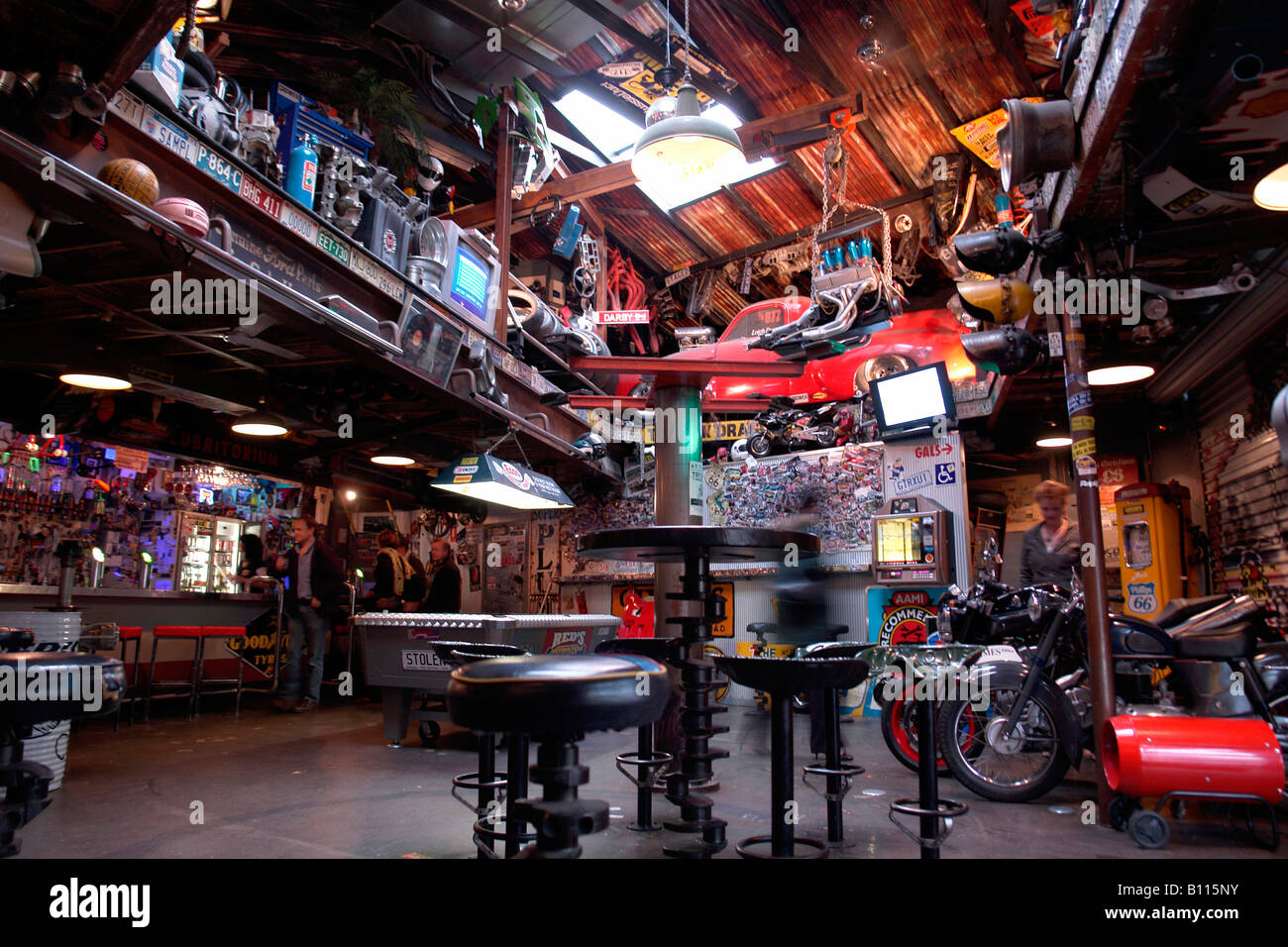 Joe s Garage Pub Hobart City Tasmania Stock Photo Alamy