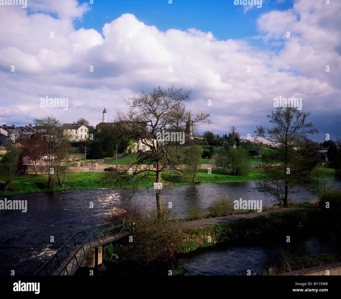 Belturbet, River Erne, County Cavan, Ireland Stock Photo