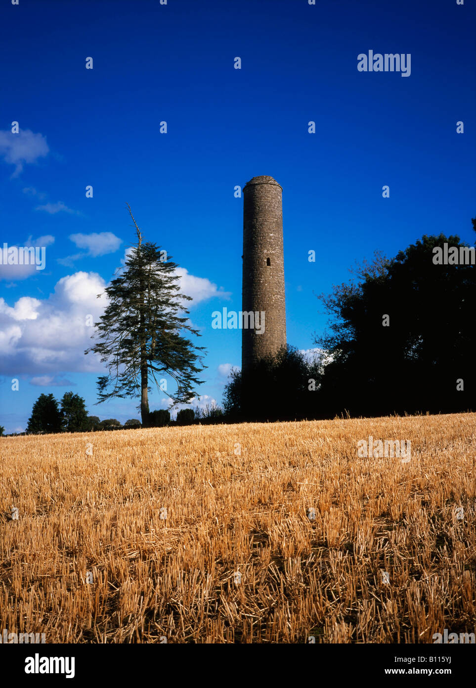 Donaghmore Round Tower, Navan, Co Meath, Ireland Stock Photo Alamy