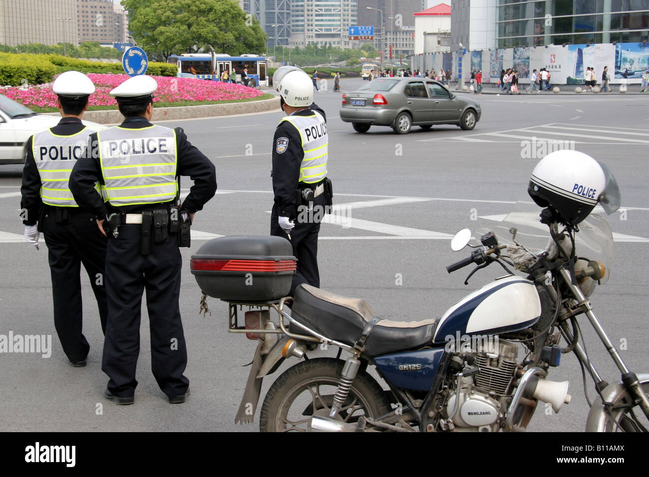 chinese police motorcycle