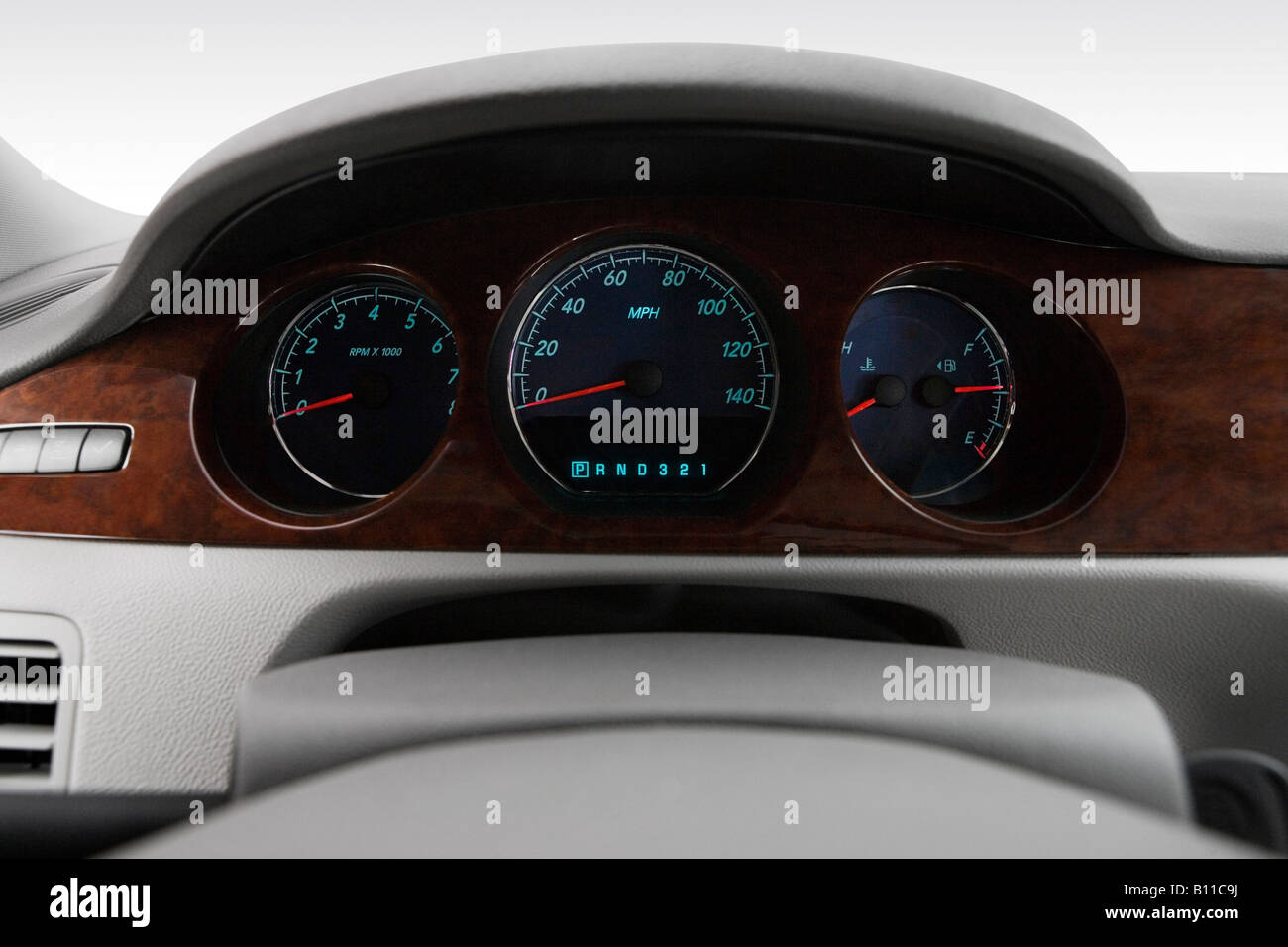 2008 Buick Lucerne CXS in Gray Speedometer/tachometer Stock Photo Alamy