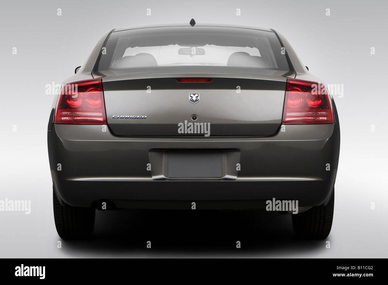 2008 Dodge Charger in Gray - Low/Wide Rear Stock Photo - Alamy