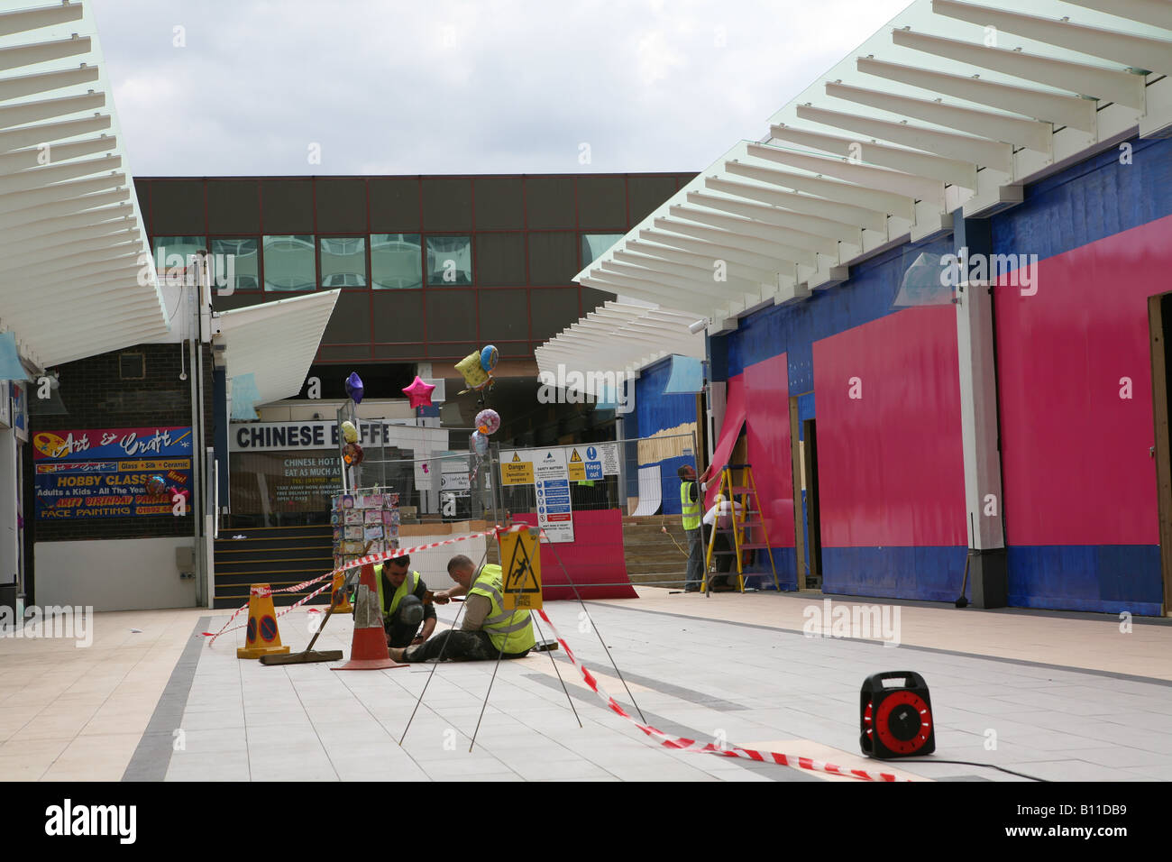 a new developement shopping center in hoddesdon, hertfordshire Stock