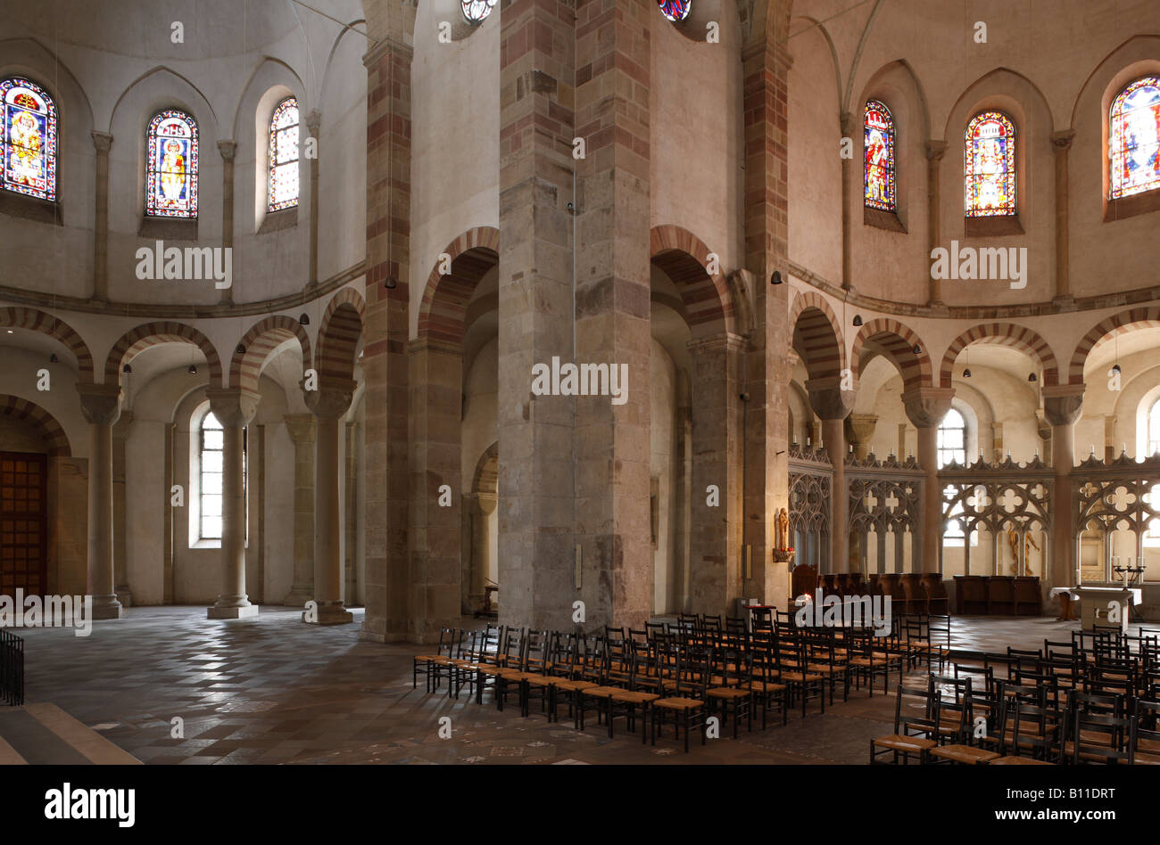 Köln, St. Maria im Kapitol, Nord- und Ostkonche im Chor Stock Photo - Alamy