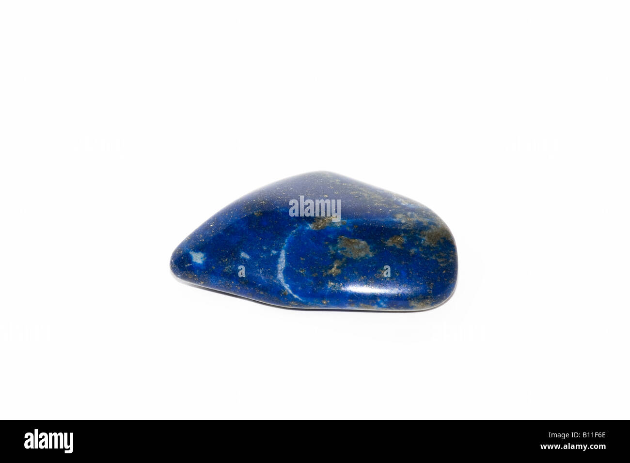 Lapis lazuli - Commonly used for crystal healing Stock Photo