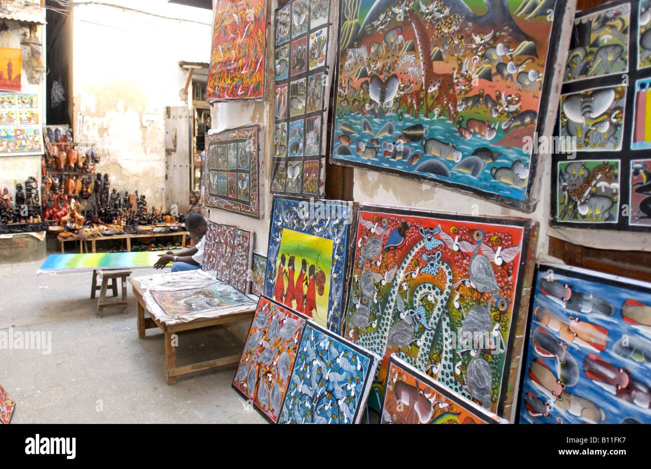 Zanzibar tinga tinga painting hires stock photography and images Alamy