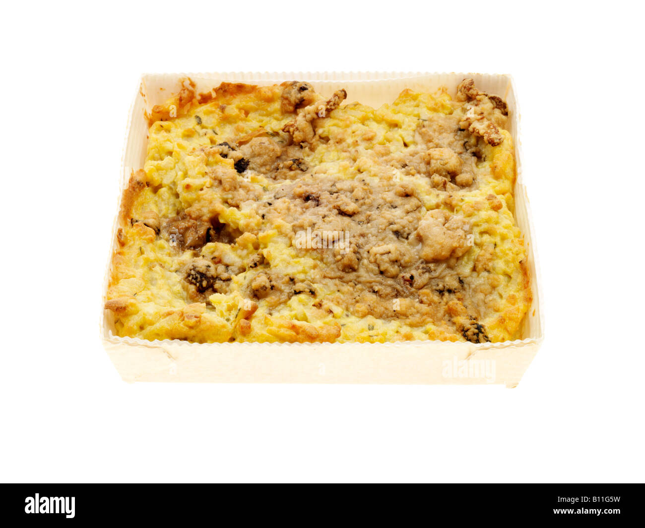 Wild Mushroom and Risotto Cake Stock Photo Alamy
