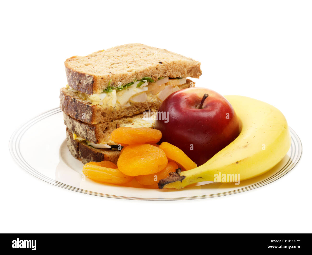 Egg Mayonnaise and Baby Watercress Sandwich Stock Photo Alamy