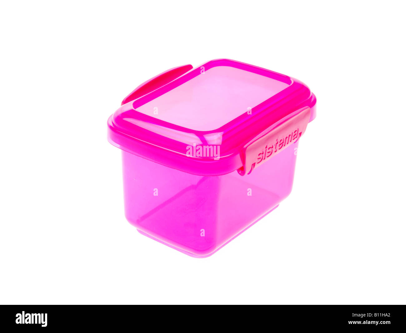 Pink Plastic Tub Stock Photo Alamy