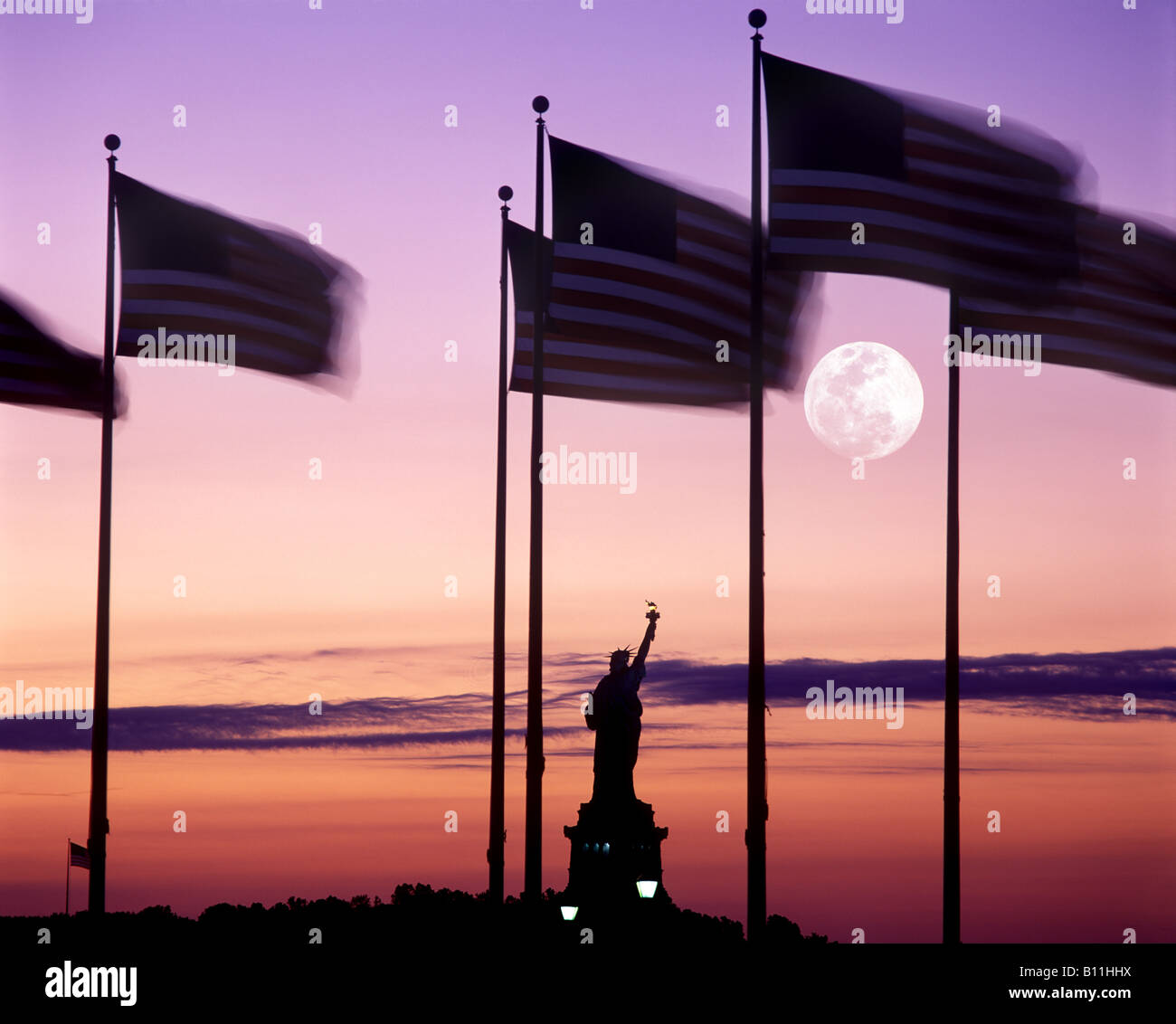 Flags of liberty hi-res stock photography and images - Alamy