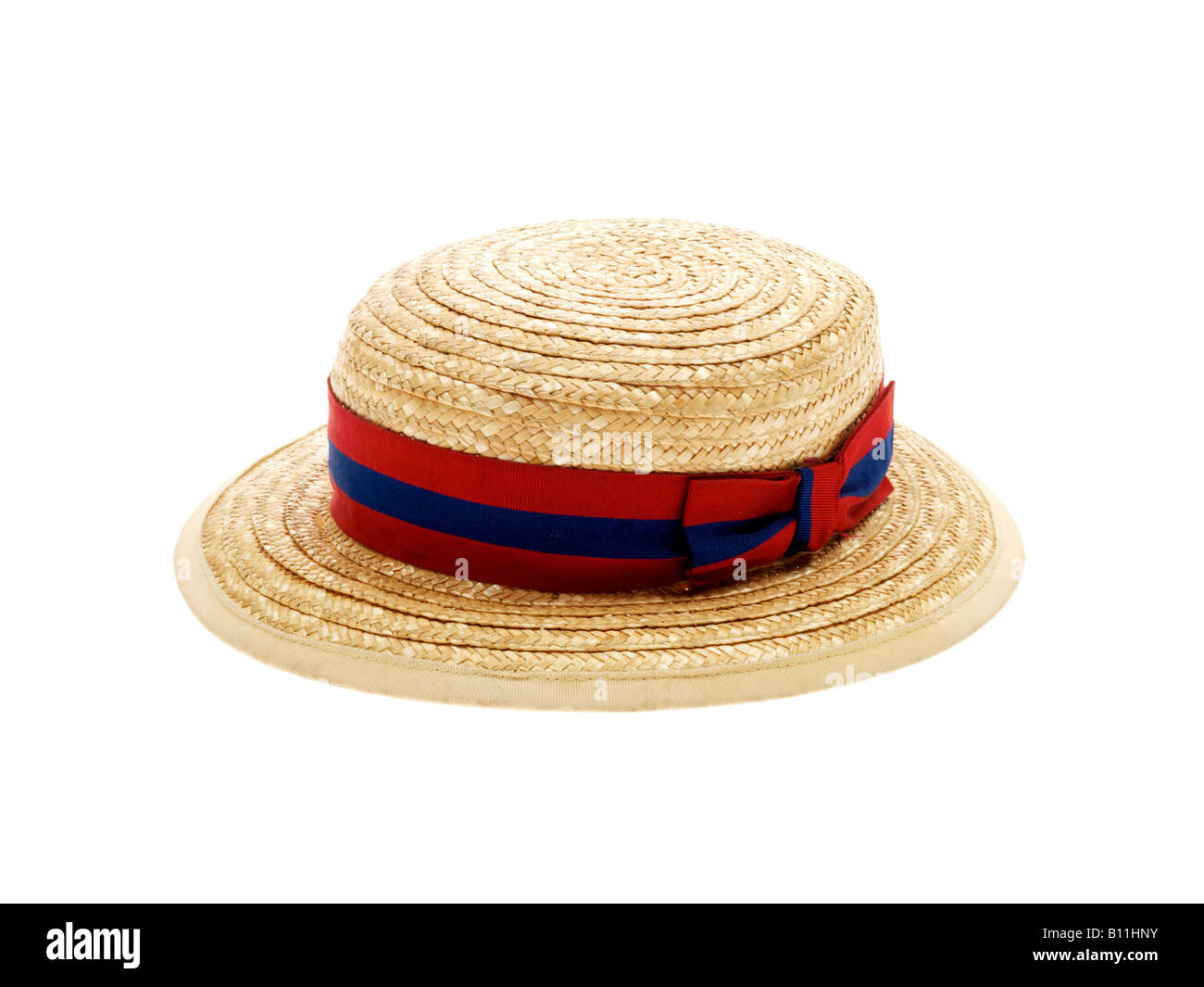 Wicker School Girls Hat Stock Photo Alamy