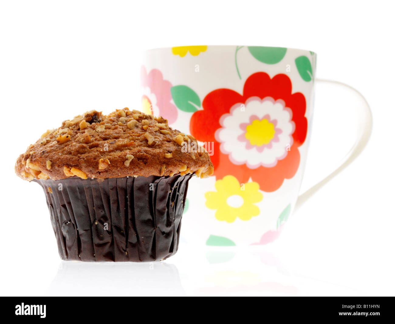 Orange and Lemon Muffin with Cup of Tea Stock Photo Alamy