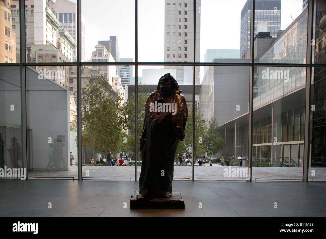 MONUMENT TO BALZAC MUSEUM OF MODERN ART MIDTOWN FIFTY THIRD STREET