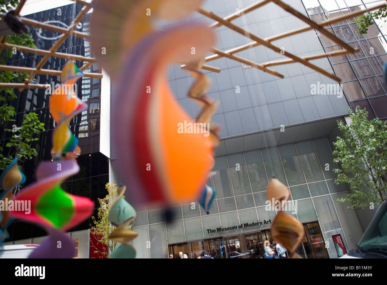 ENTRANCE MUSEUM OF MODERN ART MIDTOWN FIFTY THIRD STREET MANHATTAN NEW