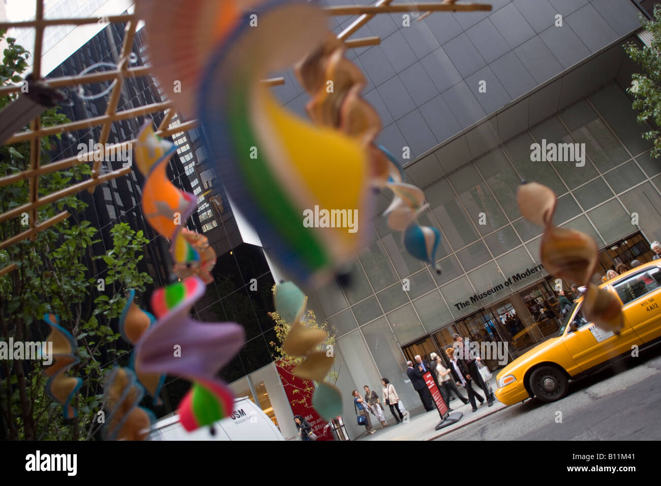 ENTRANCE MUSEUM OF MODERN ART MIDTOWN FIFTY THIRD STREET MANHATTAN NEW