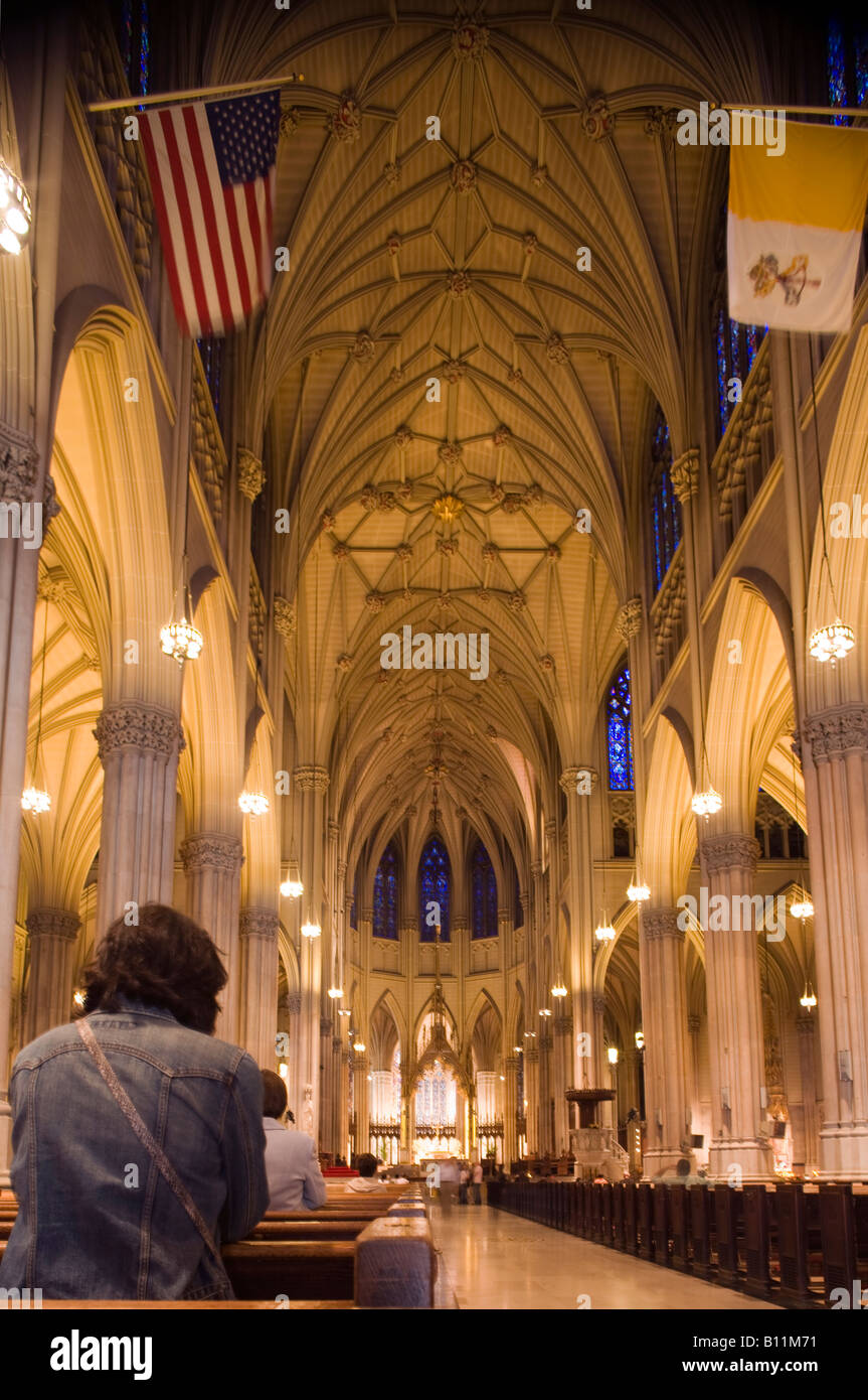 VAULTED CEILING SAINT PATRICK’S CATHEDRAL (©JAMES RENWICK 1858) FIFTH