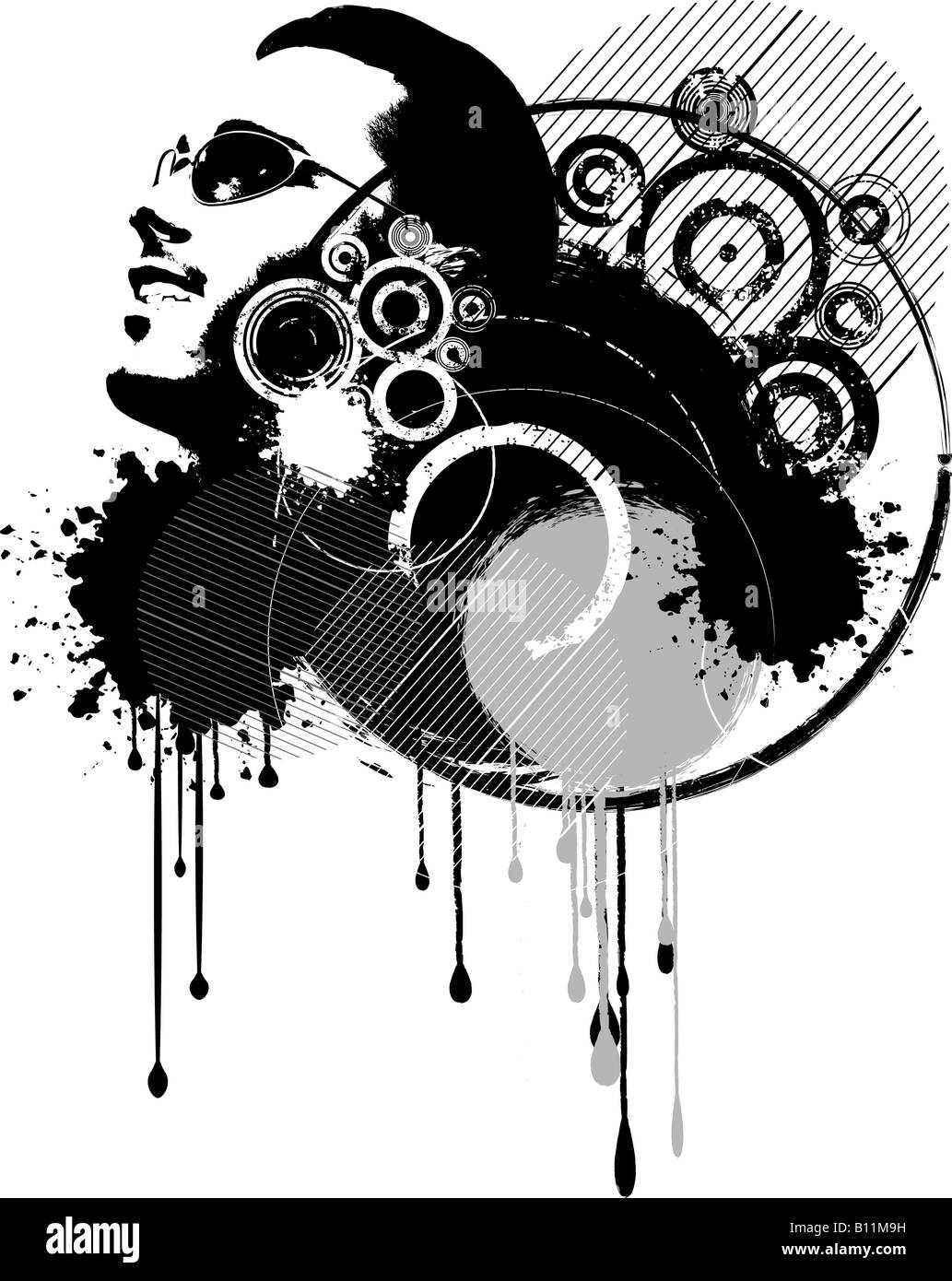 Abstract male face hi-res stock photography and images - Alamy