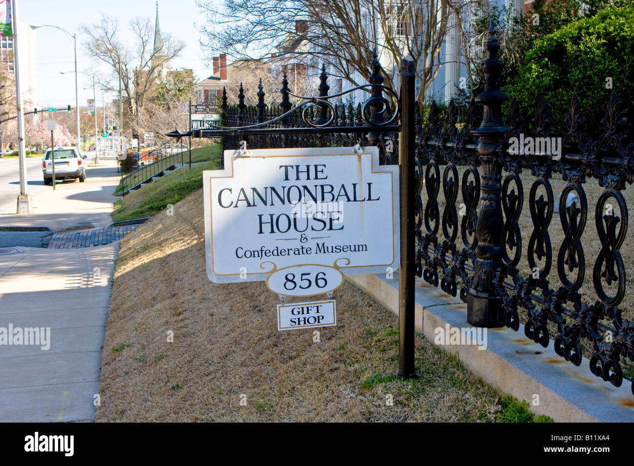 Judge Asa Holt House or Cannonball House in Macon Georgia USA Stock Photo