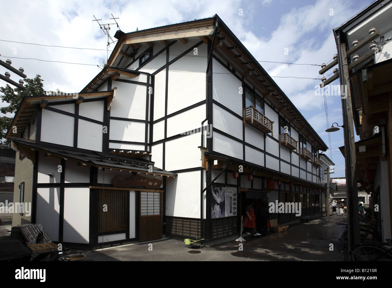 Old house in Otaru Hokkaido Japan Stock Photo Alamy