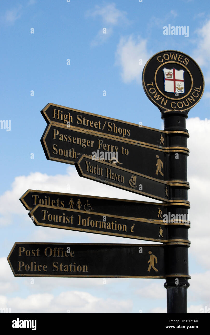 Council office finger post sign uk hires stock photography and images