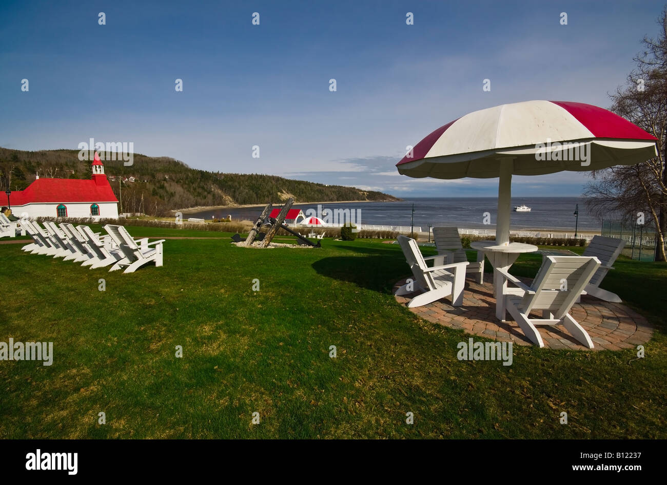 Hotel Tadoussac, La HauteCôteNord, Québec, Canada Stock Photo Alamy